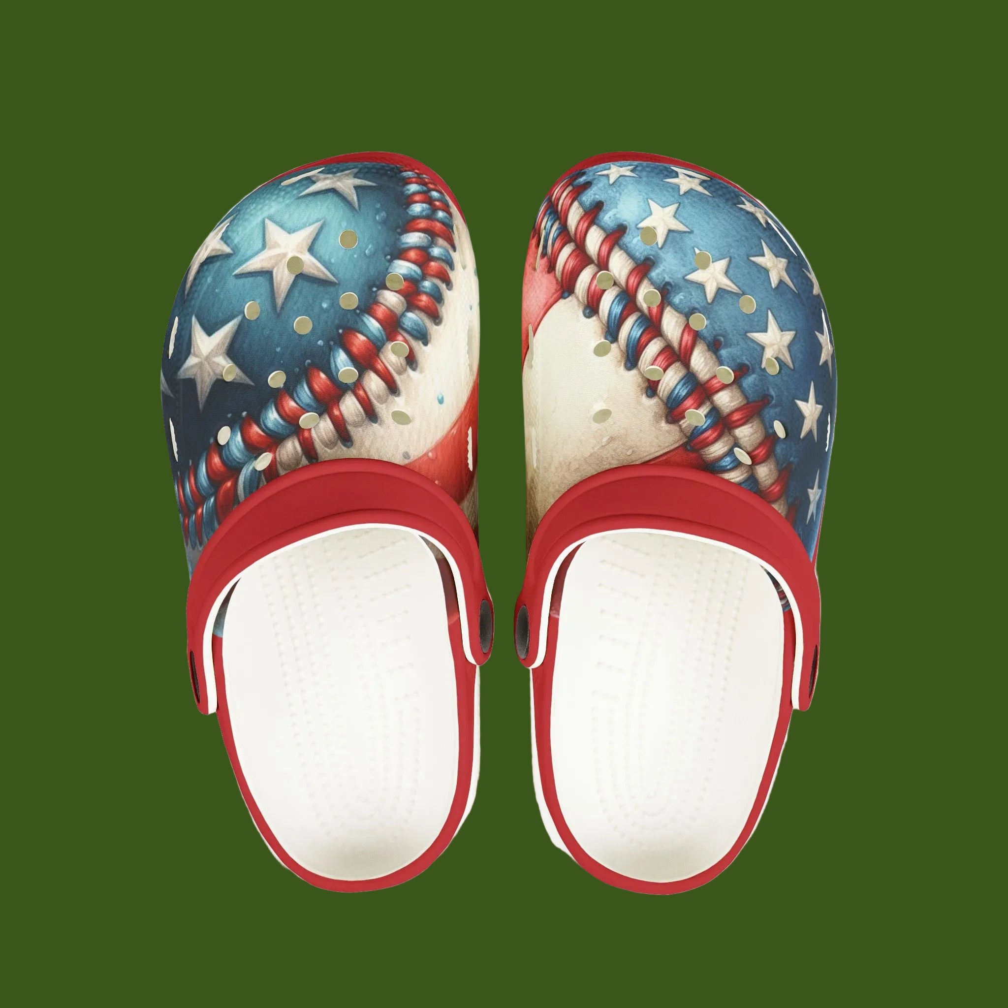 Kid's patriotic clogs
