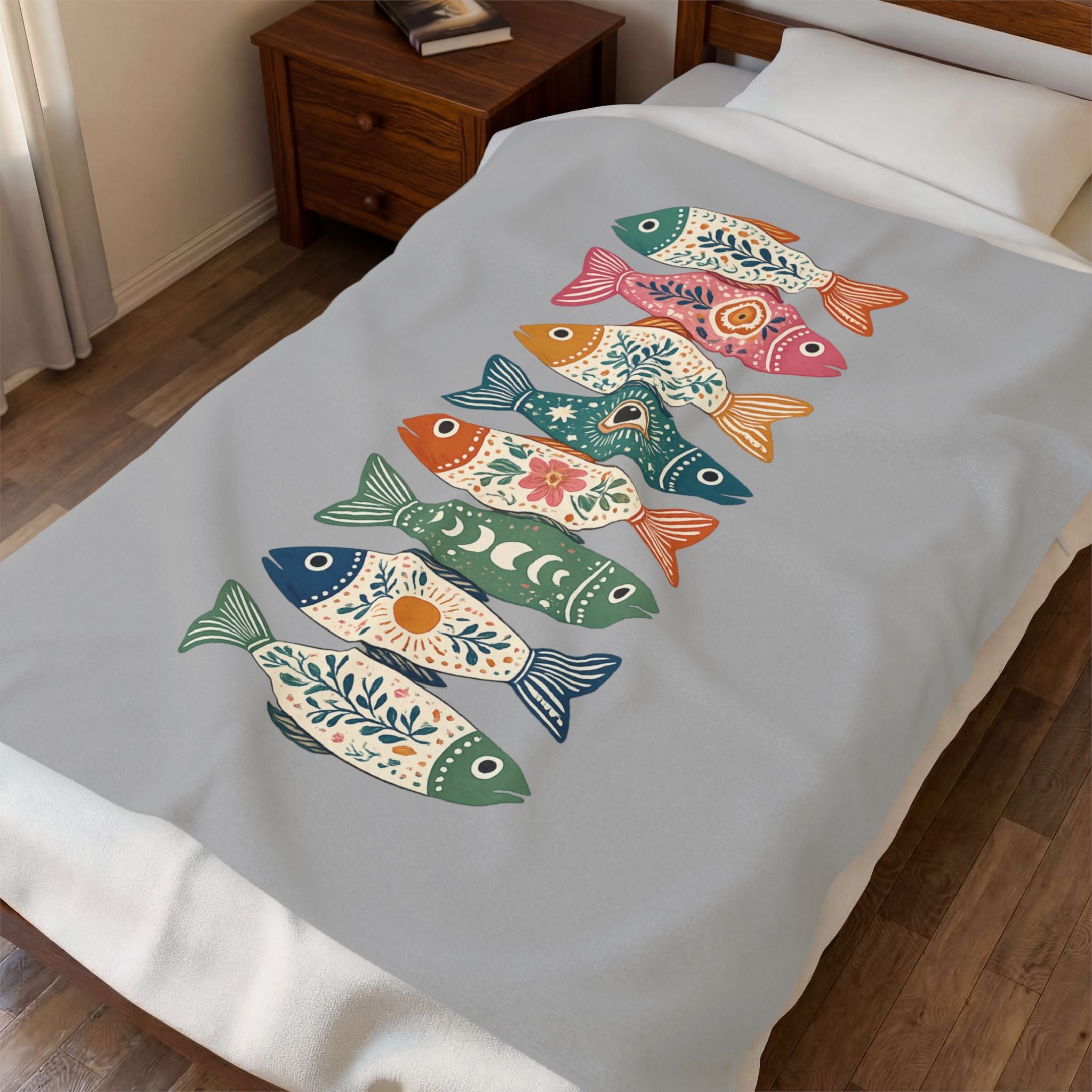 Boho fish throw