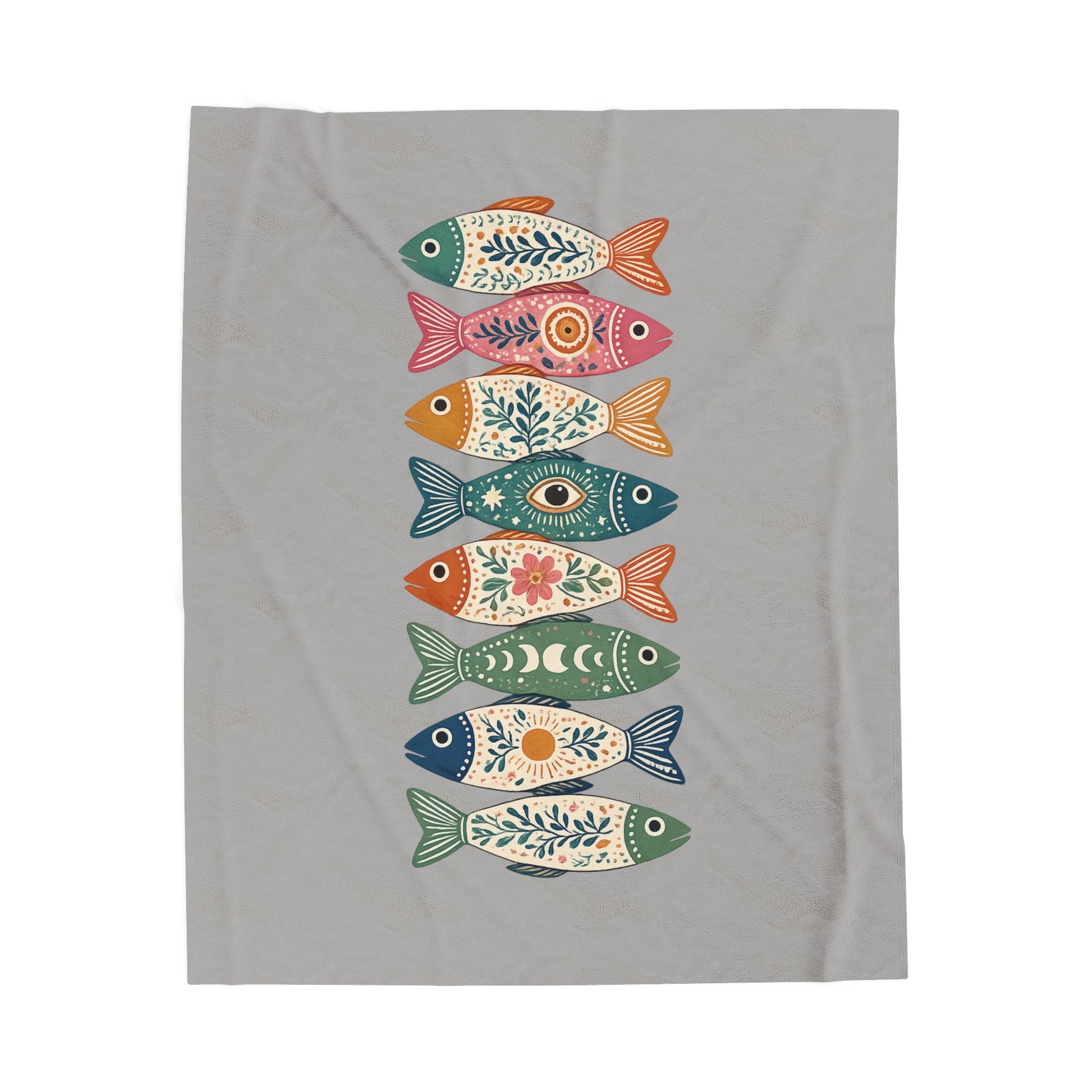 Boho fish throw