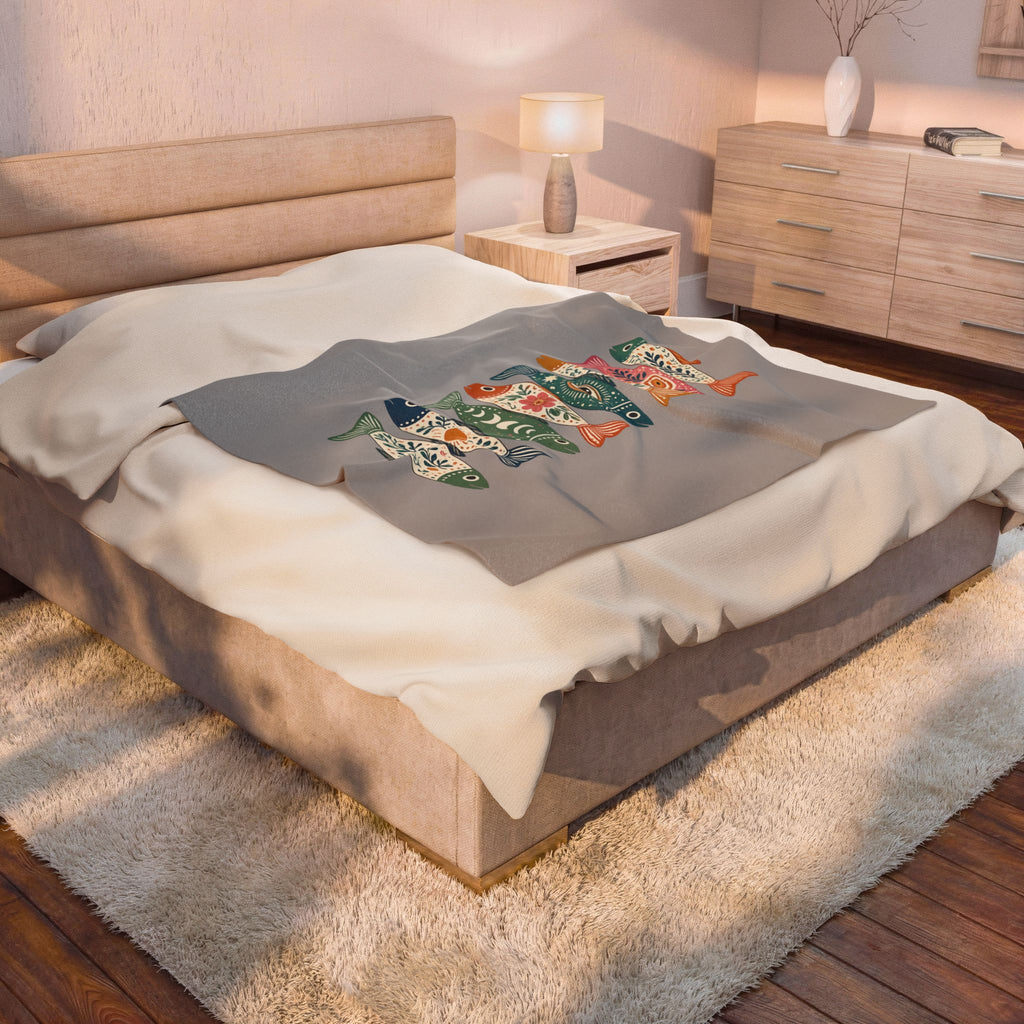 Boho fish throw